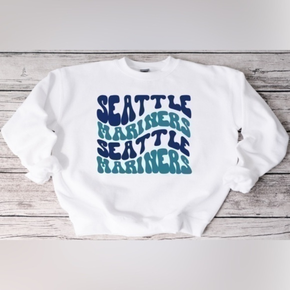 Seattle Mariners Wavy Crewneck